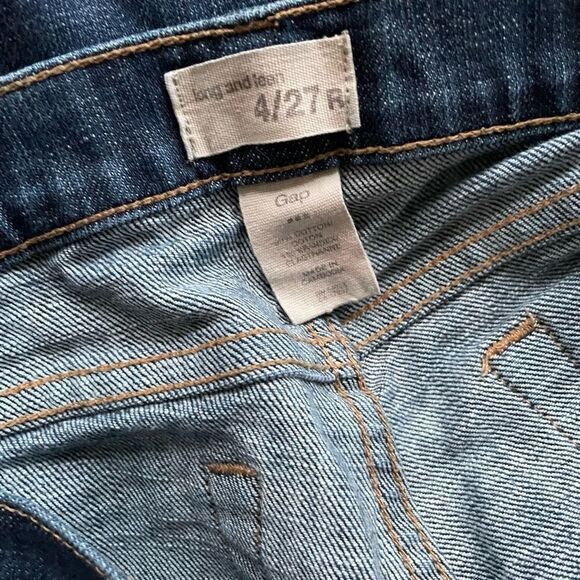 GAP Long and lean 5 pocket straight leg jeans, size 4/27R - Picture 4 of 4